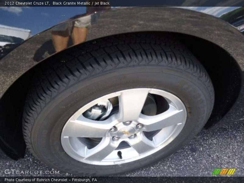 Black Granite Metallic / Jet Black 2012 Chevrolet Cruze LT