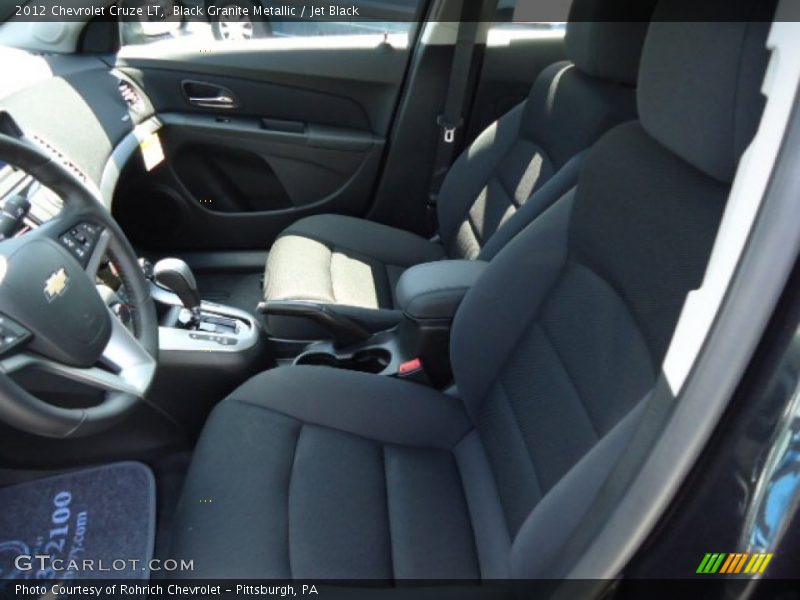 Black Granite Metallic / Jet Black 2012 Chevrolet Cruze LT
