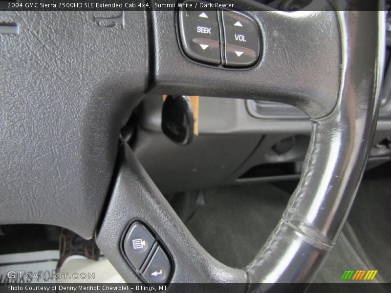 Summit White / Dark Pewter 2004 GMC Sierra 2500HD SLE Extended Cab 4x4