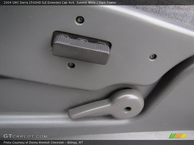 Summit White / Dark Pewter 2004 GMC Sierra 2500HD SLE Extended Cab 4x4