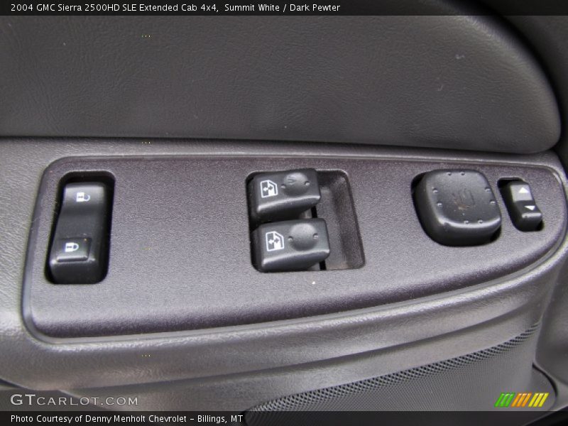 Summit White / Dark Pewter 2004 GMC Sierra 2500HD SLE Extended Cab 4x4
