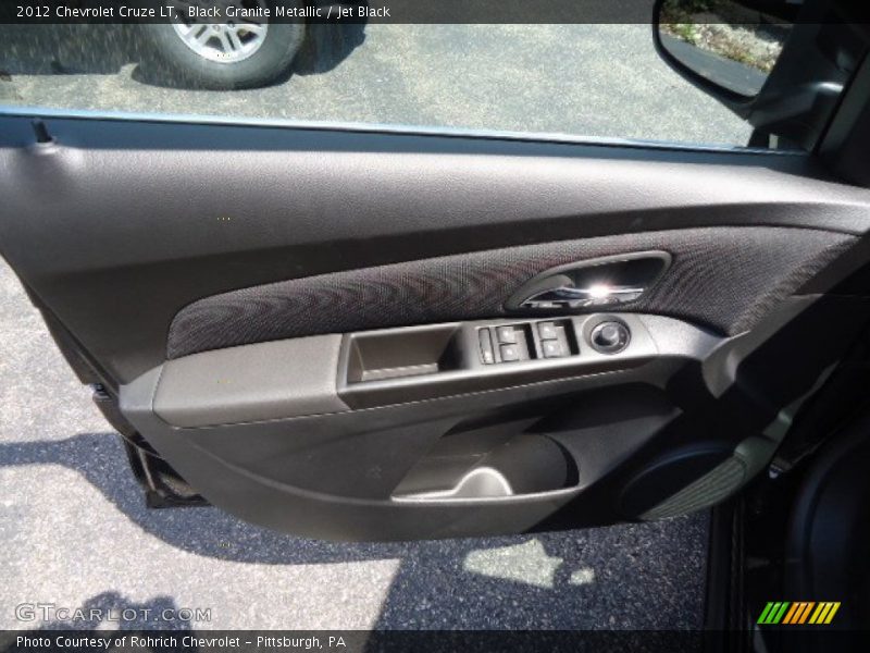 Black Granite Metallic / Jet Black 2012 Chevrolet Cruze LT