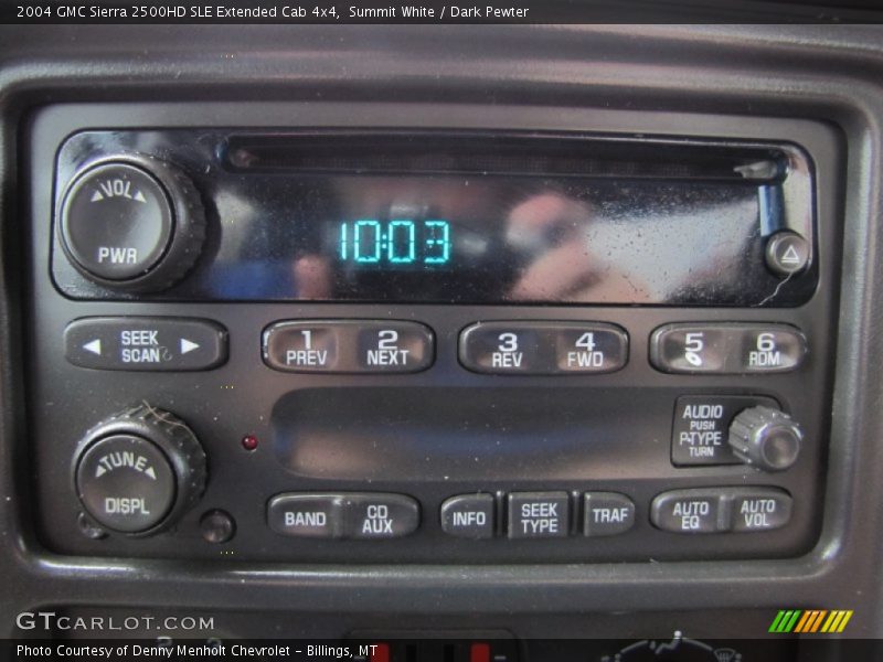 Summit White / Dark Pewter 2004 GMC Sierra 2500HD SLE Extended Cab 4x4