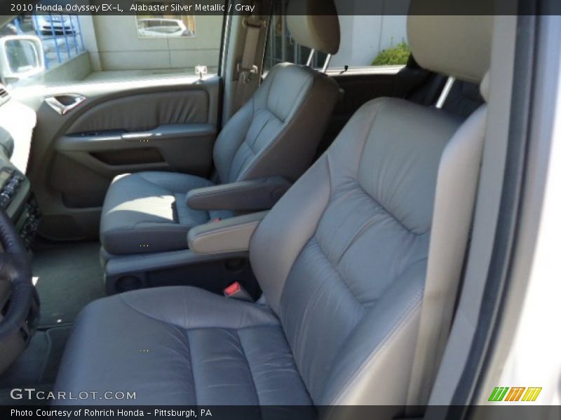 Alabaster Silver Metallic / Gray 2010 Honda Odyssey EX-L