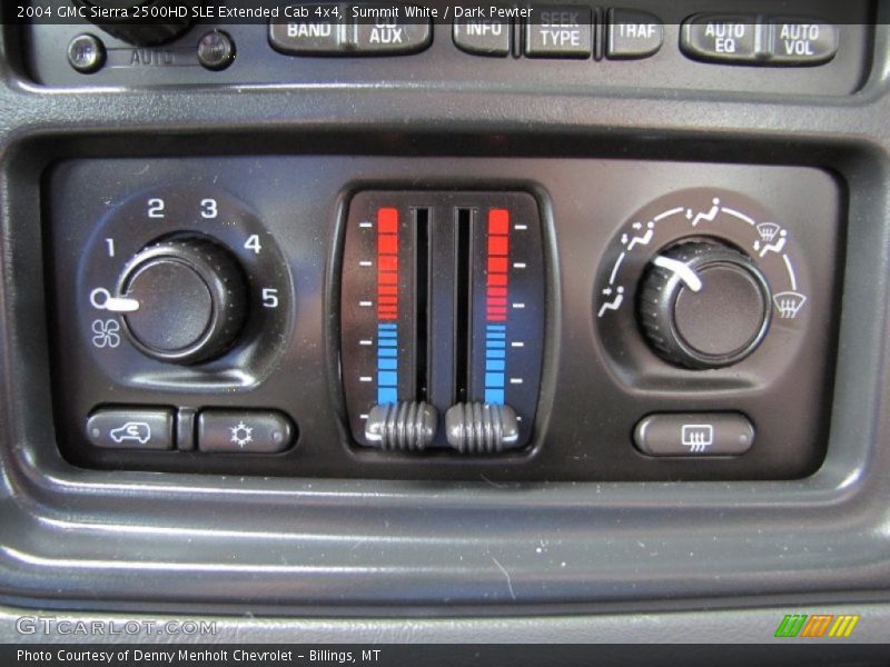 Summit White / Dark Pewter 2004 GMC Sierra 2500HD SLE Extended Cab 4x4