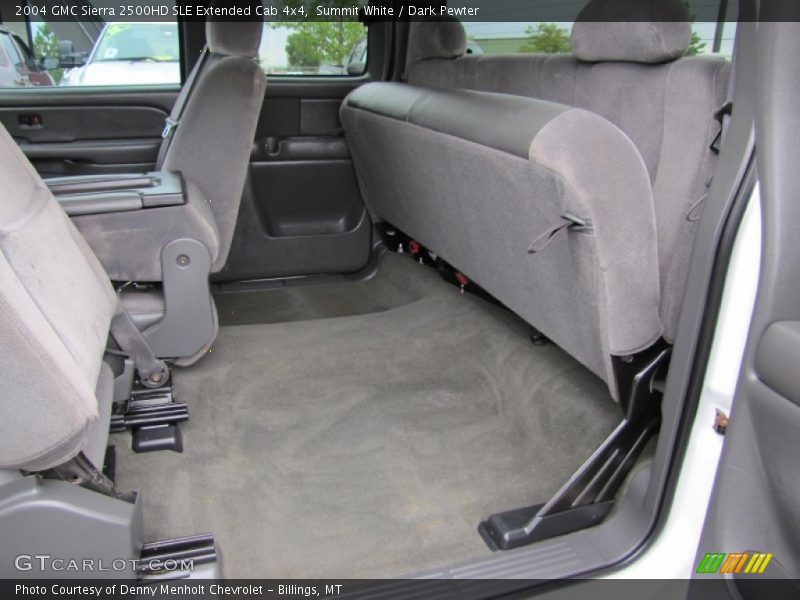 Summit White / Dark Pewter 2004 GMC Sierra 2500HD SLE Extended Cab 4x4