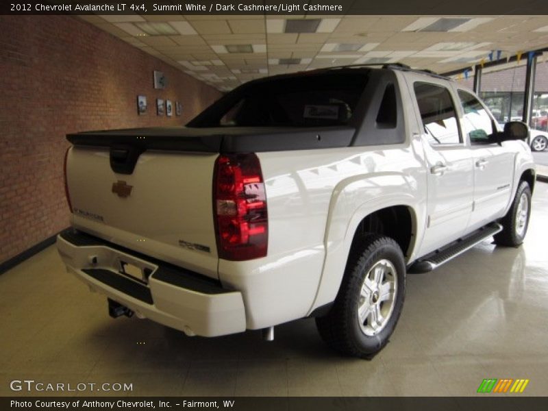 Summit White / Dark Cashmere/Light Cashmere 2012 Chevrolet Avalanche LT 4x4