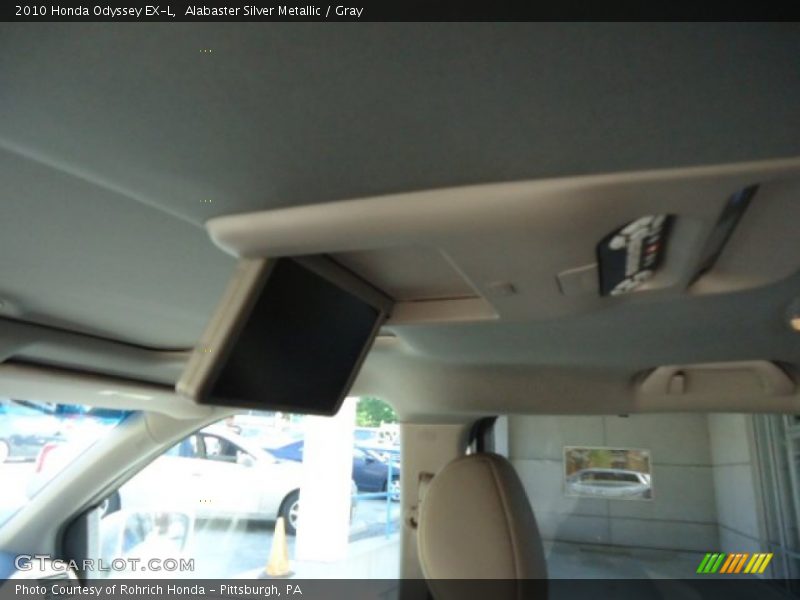 Alabaster Silver Metallic / Gray 2010 Honda Odyssey EX-L