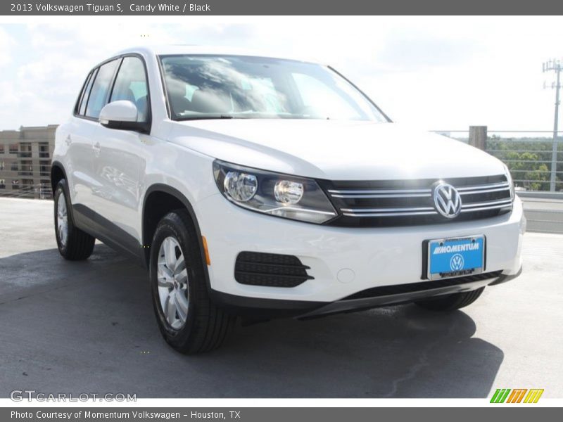 Candy White / Black 2013 Volkswagen Tiguan S