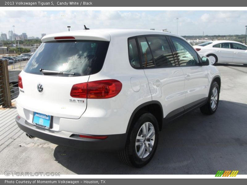 Candy White / Black 2013 Volkswagen Tiguan S