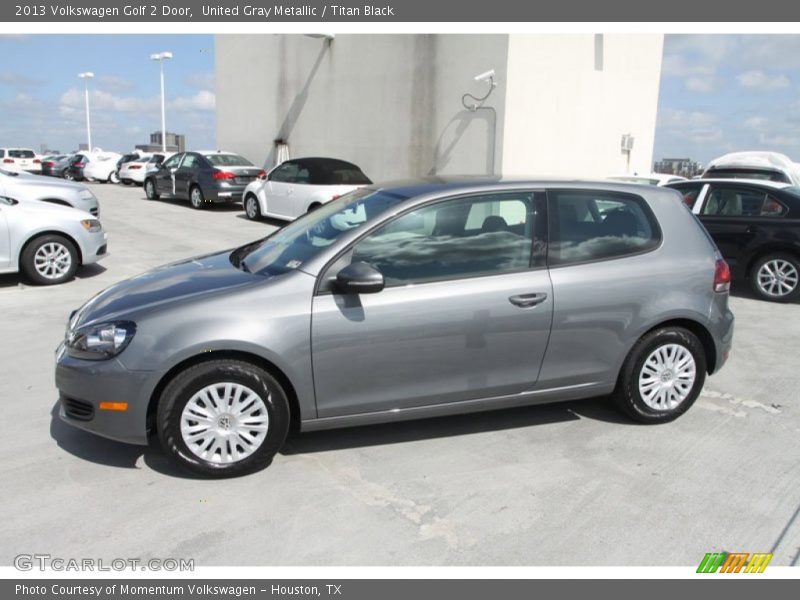 United Gray Metallic / Titan Black 2013 Volkswagen Golf 2 Door