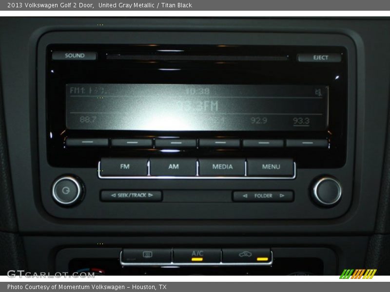 United Gray Metallic / Titan Black 2013 Volkswagen Golf 2 Door