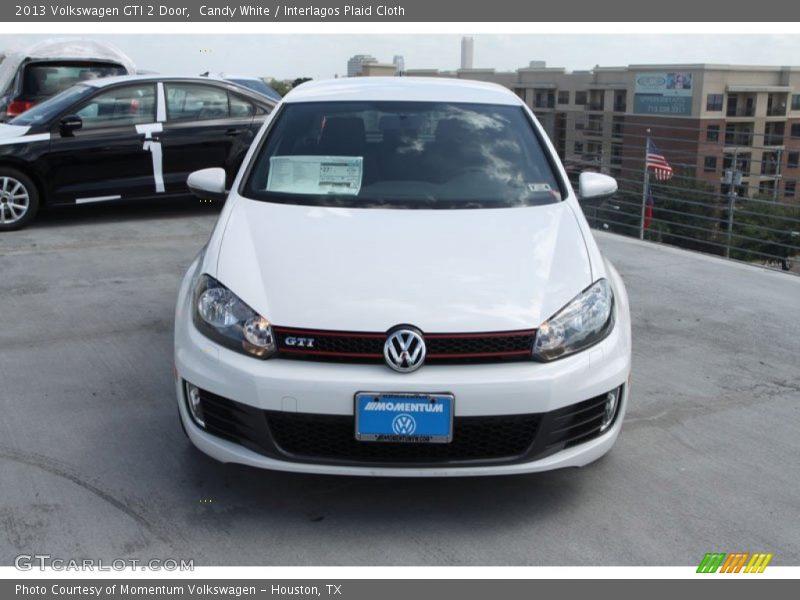 Candy White / Interlagos Plaid Cloth 2013 Volkswagen GTI 2 Door