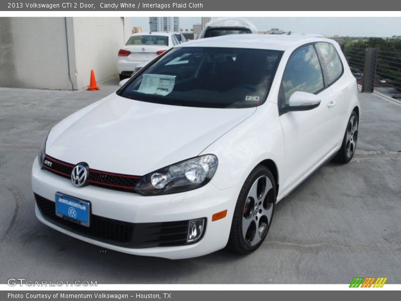 Candy White / Interlagos Plaid Cloth 2013 Volkswagen GTI 2 Door