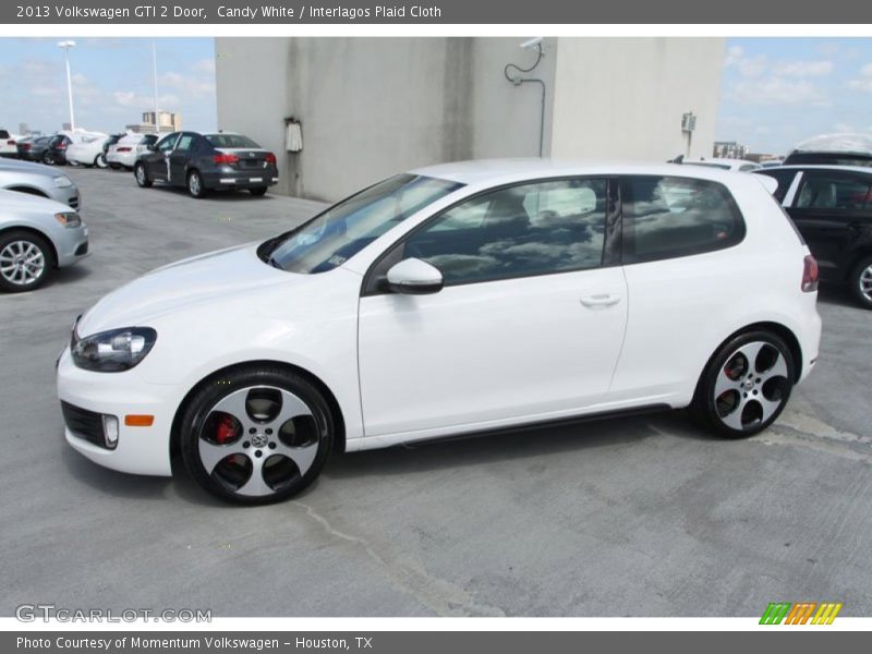 Candy White / Interlagos Plaid Cloth 2013 Volkswagen GTI 2 Door
