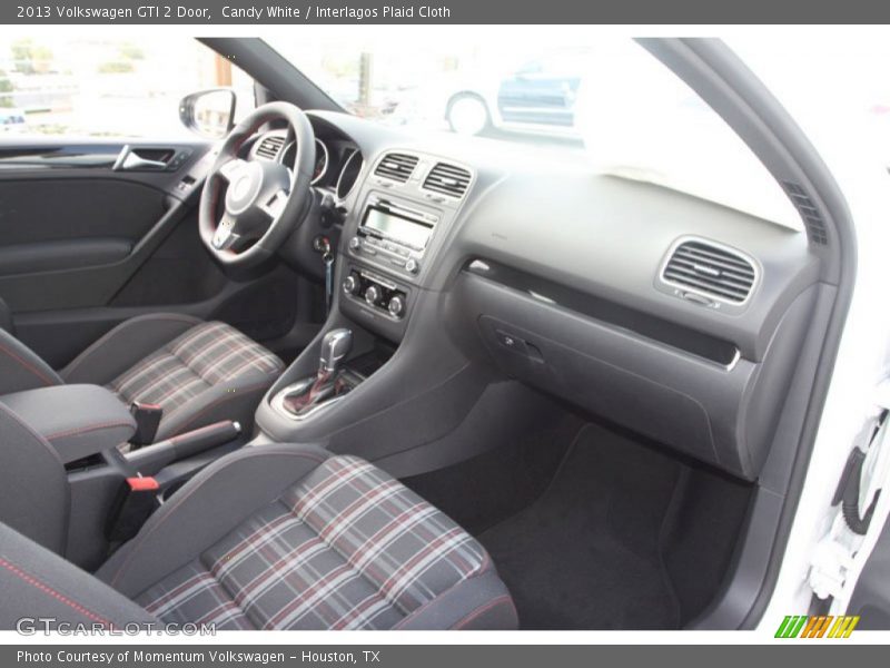 Candy White / Interlagos Plaid Cloth 2013 Volkswagen GTI 2 Door