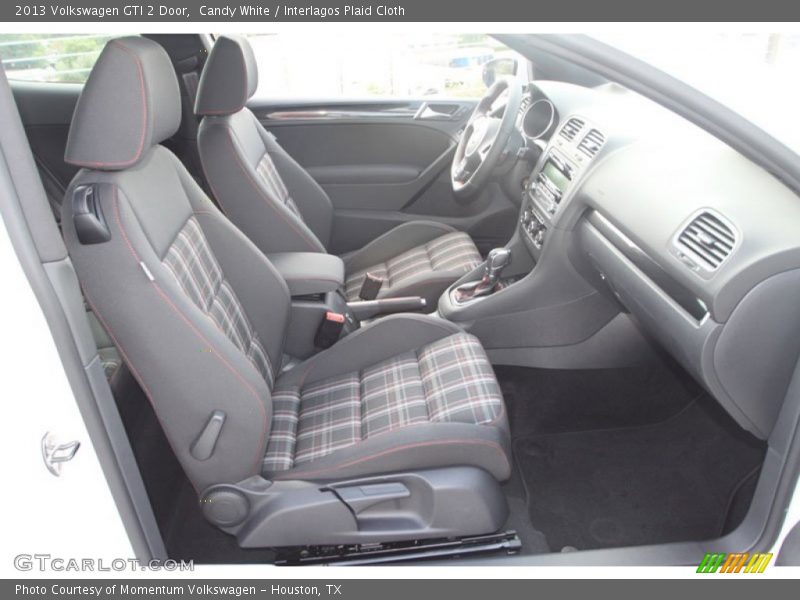  2013 GTI 2 Door Interlagos Plaid Cloth Interior