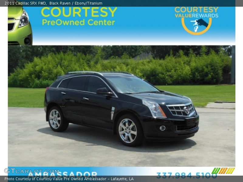Black Raven / Ebony/Titanium 2011 Cadillac SRX FWD