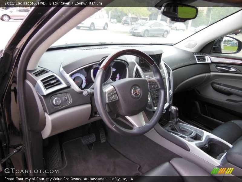 Black Raven / Ebony/Titanium 2011 Cadillac SRX FWD