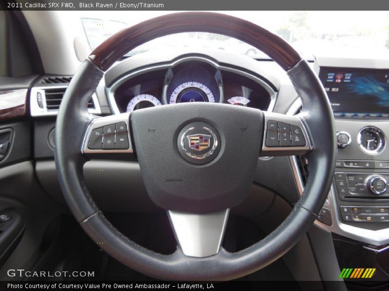 Black Raven / Ebony/Titanium 2011 Cadillac SRX FWD