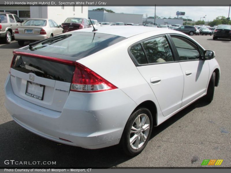 Spectrum White Pearl / Gray 2010 Honda Insight Hybrid EX