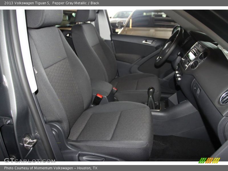 Pepper Gray Metallic / Black 2013 Volkswagen Tiguan S