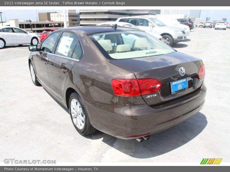 Toffee Brown Metallic / Cornsilk Beige 2013 Volkswagen Jetta SE Sedan