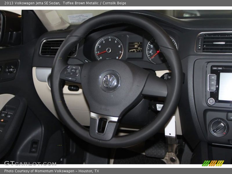 Toffee Brown Metallic / Cornsilk Beige 2013 Volkswagen Jetta SE Sedan