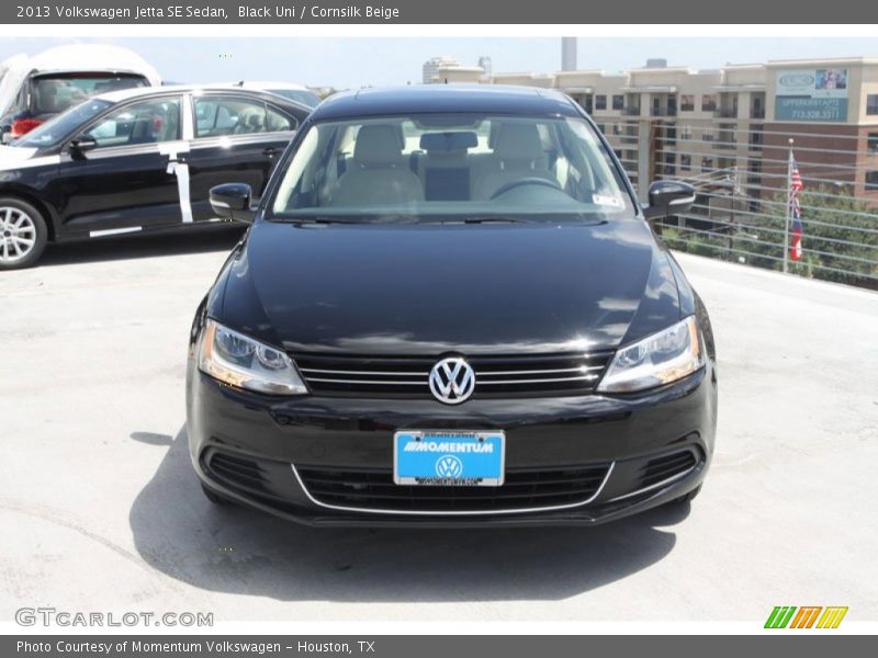 Black Uni / Cornsilk Beige 2013 Volkswagen Jetta SE Sedan