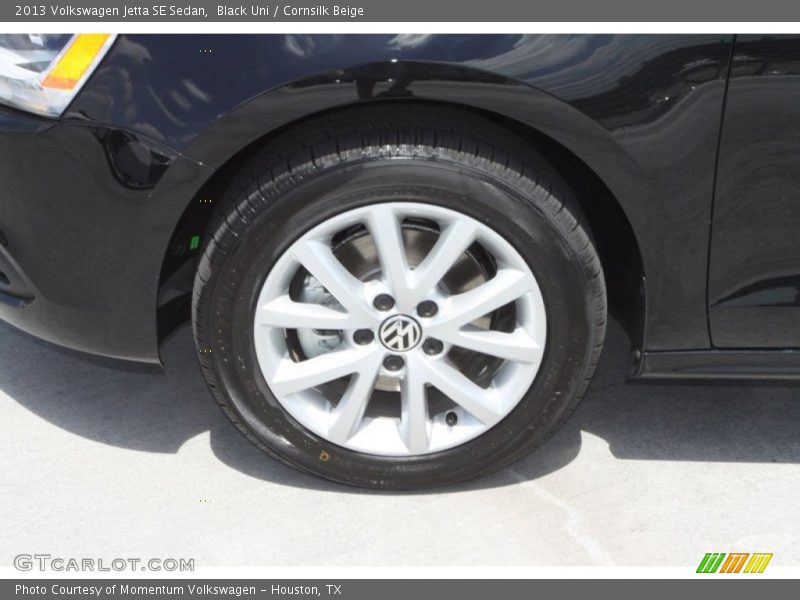 Black Uni / Cornsilk Beige 2013 Volkswagen Jetta SE Sedan