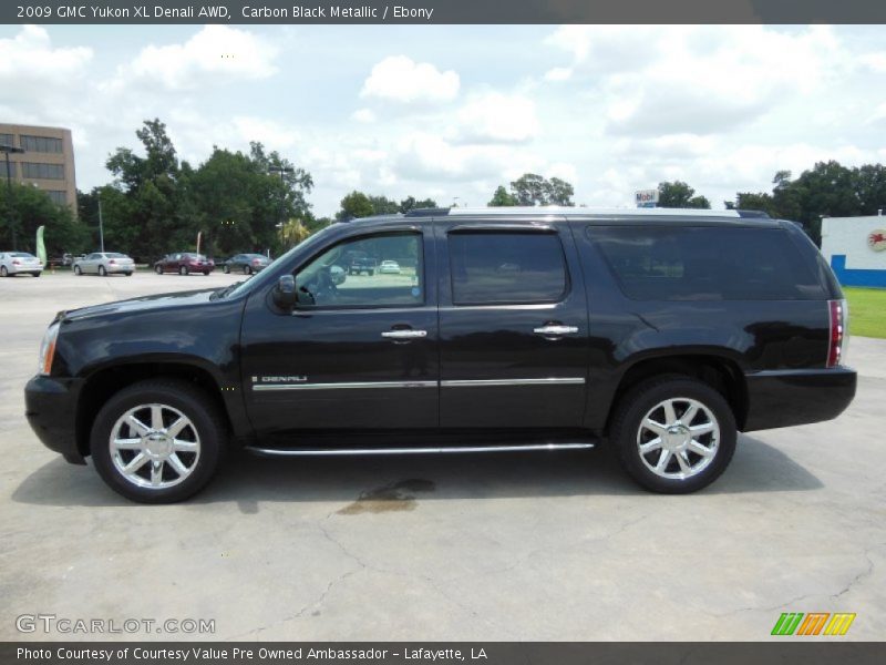 Carbon Black Metallic / Ebony 2009 GMC Yukon XL Denali AWD