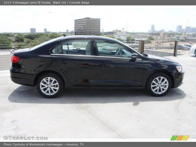 Black Uni / Cornsilk Beige 2013 Volkswagen Jetta SE Sedan