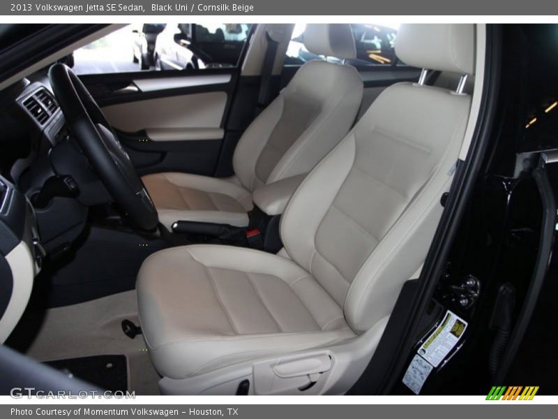 Black Uni / Cornsilk Beige 2013 Volkswagen Jetta SE Sedan