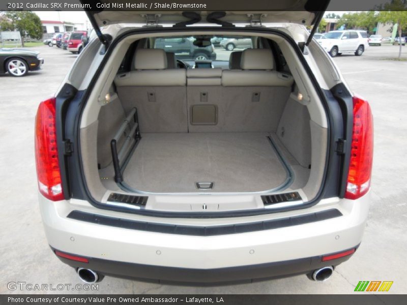 Gold Mist Metallic / Shale/Brownstone 2012 Cadillac SRX Premium