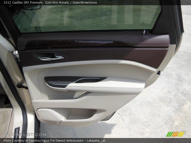 Gold Mist Metallic / Shale/Brownstone 2012 Cadillac SRX Premium