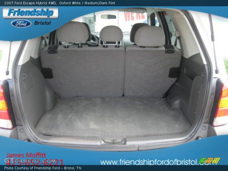 Oxford White / Medium/Dark Flint 2007 Ford Escape Hybrid 4WD