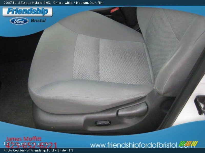 Oxford White / Medium/Dark Flint 2007 Ford Escape Hybrid 4WD