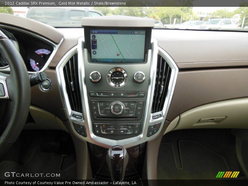Gold Mist Metallic / Shale/Brownstone 2012 Cadillac SRX Premium