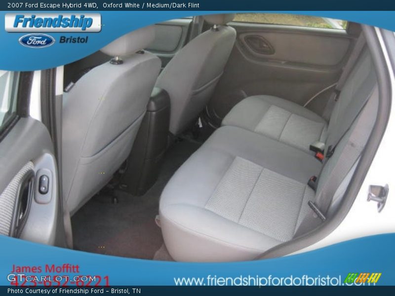 Oxford White / Medium/Dark Flint 2007 Ford Escape Hybrid 4WD