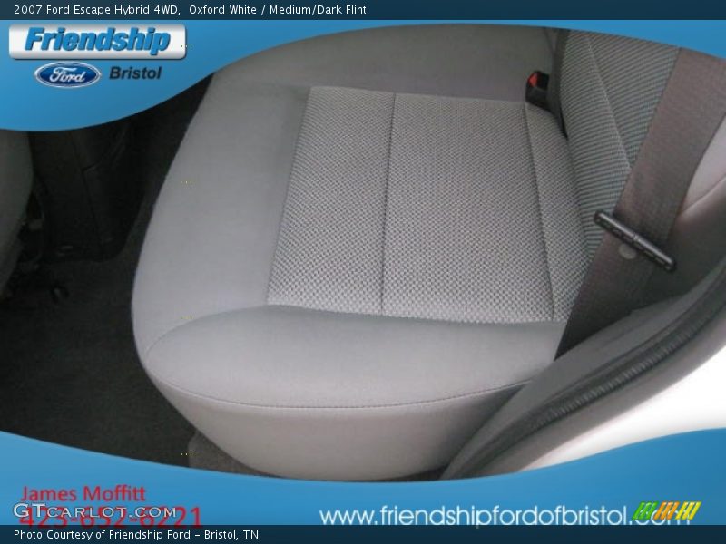 Oxford White / Medium/Dark Flint 2007 Ford Escape Hybrid 4WD