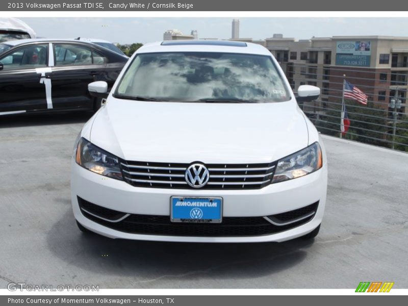 Candy White / Cornsilk Beige 2013 Volkswagen Passat TDI SE