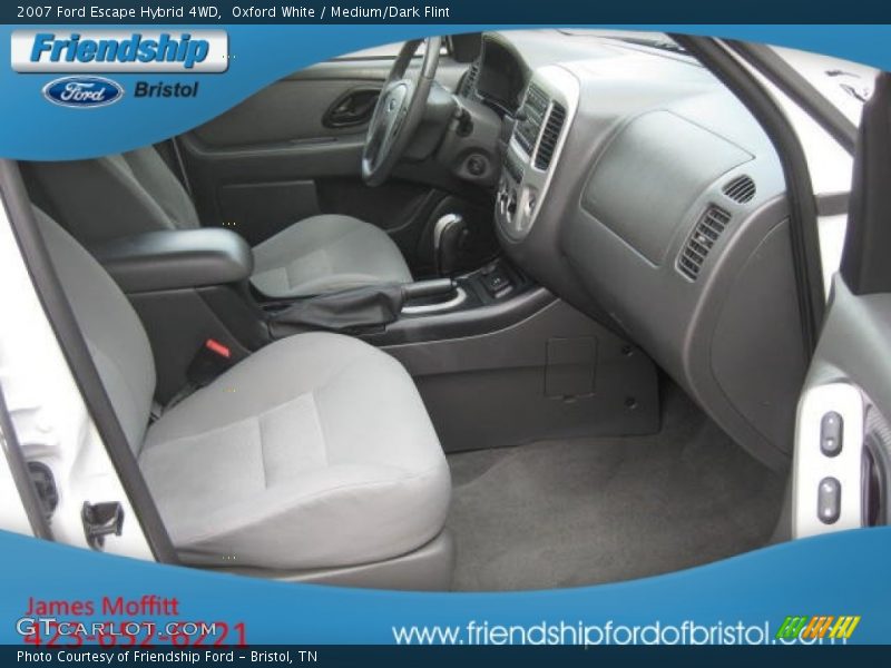 Oxford White / Medium/Dark Flint 2007 Ford Escape Hybrid 4WD