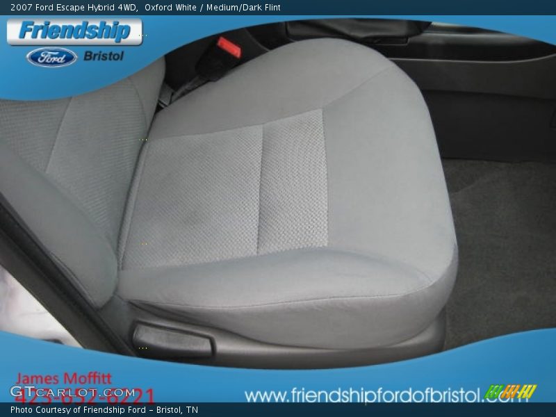 Oxford White / Medium/Dark Flint 2007 Ford Escape Hybrid 4WD