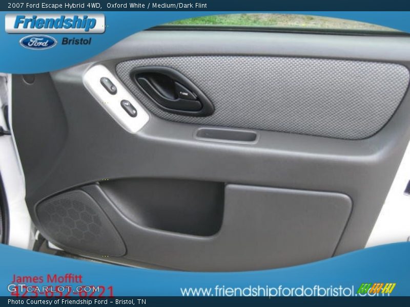 Oxford White / Medium/Dark Flint 2007 Ford Escape Hybrid 4WD