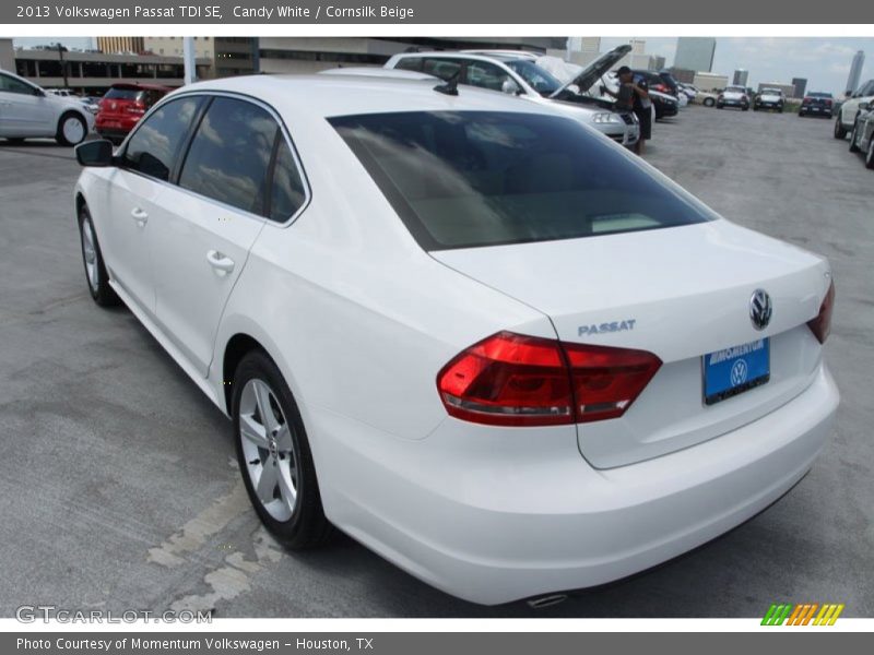 Candy White / Cornsilk Beige 2013 Volkswagen Passat TDI SE