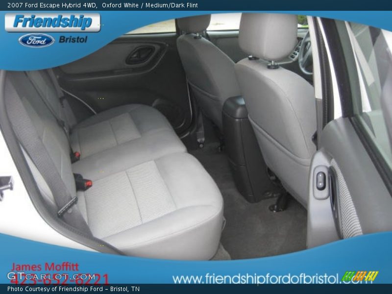 Oxford White / Medium/Dark Flint 2007 Ford Escape Hybrid 4WD