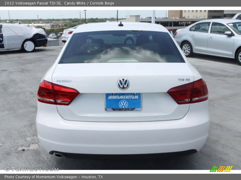 Candy White / Cornsilk Beige 2013 Volkswagen Passat TDI SE