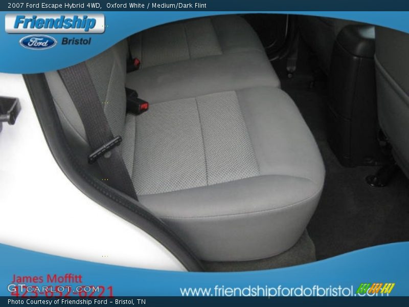 Oxford White / Medium/Dark Flint 2007 Ford Escape Hybrid 4WD