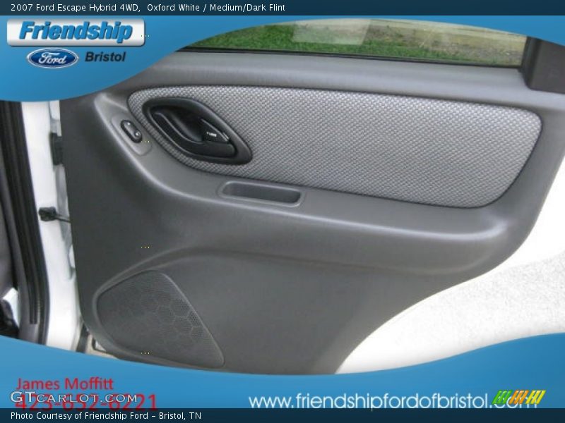 Oxford White / Medium/Dark Flint 2007 Ford Escape Hybrid 4WD