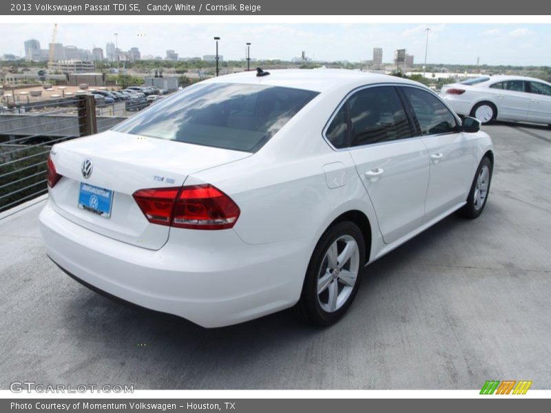 Candy White / Cornsilk Beige 2013 Volkswagen Passat TDI SE